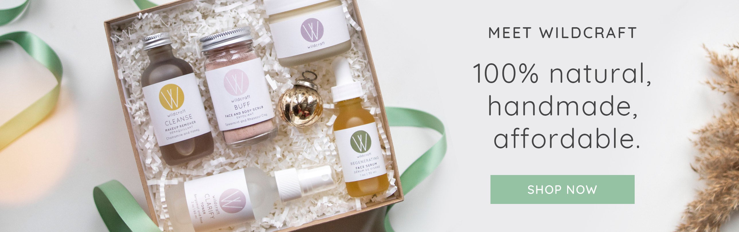 Meet Wildcraft. 100% natural, handmade and affordable skincare.