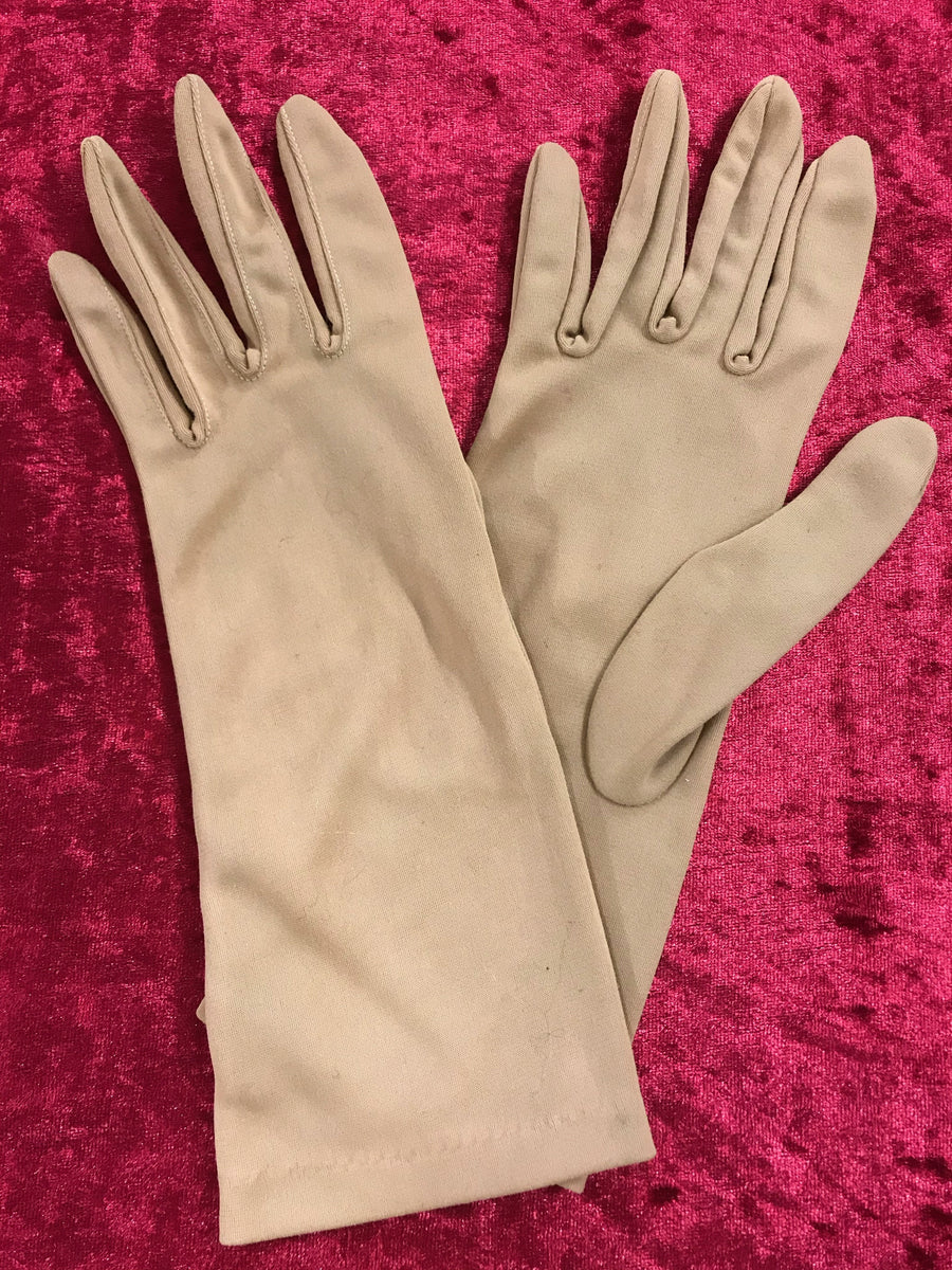 Damen Accessoires Handschuhe Vintage Handschuhe Vintage Leder Handschuhe 