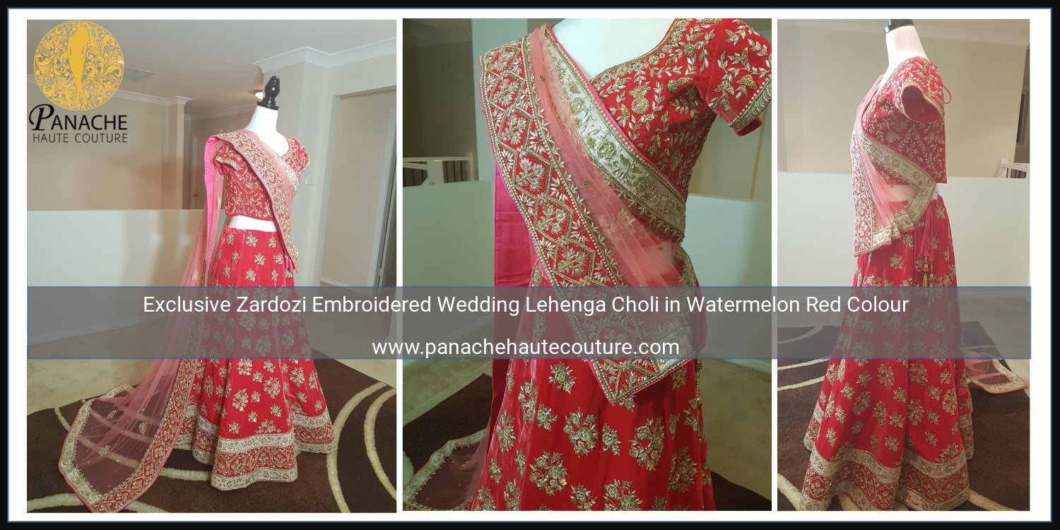 Exclusive Sabyasachi Red Lehenga