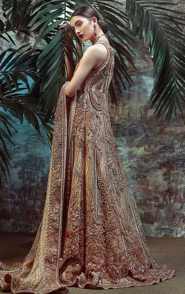 rose gold lehenga bridal