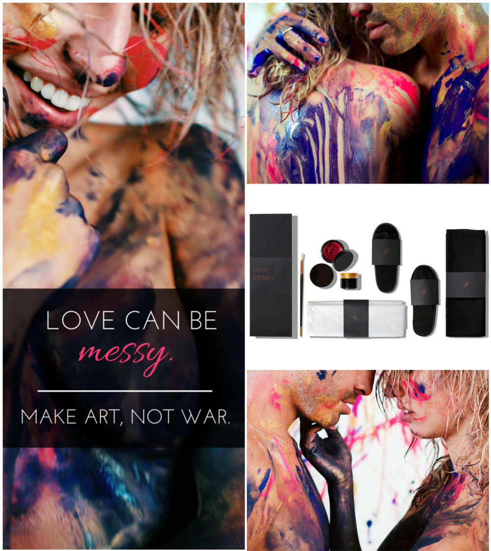 Experience Love and Paint and make art, not war.