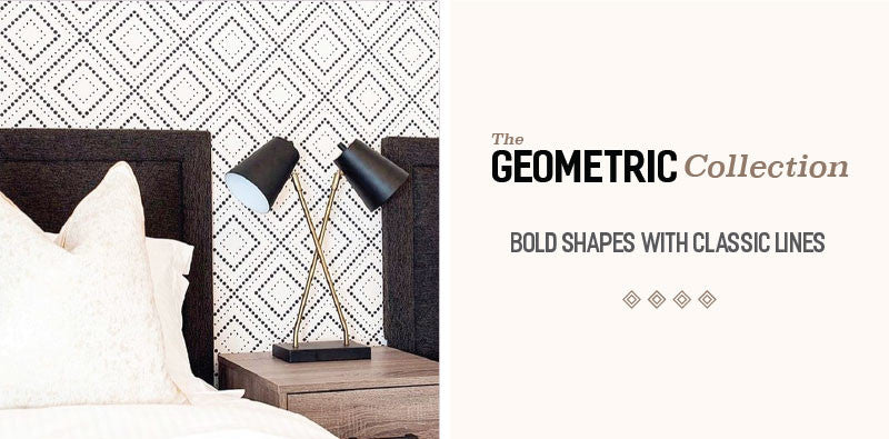 Shop Geometric Removable Wallpaper Collection by WallsNeedLove