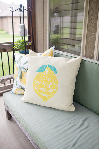 Make your outdoor space beautiful with some throw pillows by WallsNeedLove