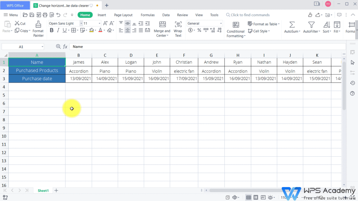 how-to-change-vertical-to-horizontal-in-excel