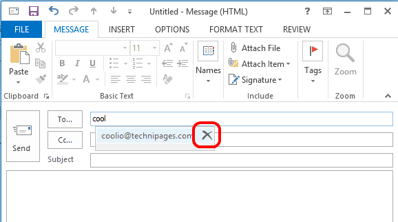 How To Delete Autofill Email Address In Outlook 365