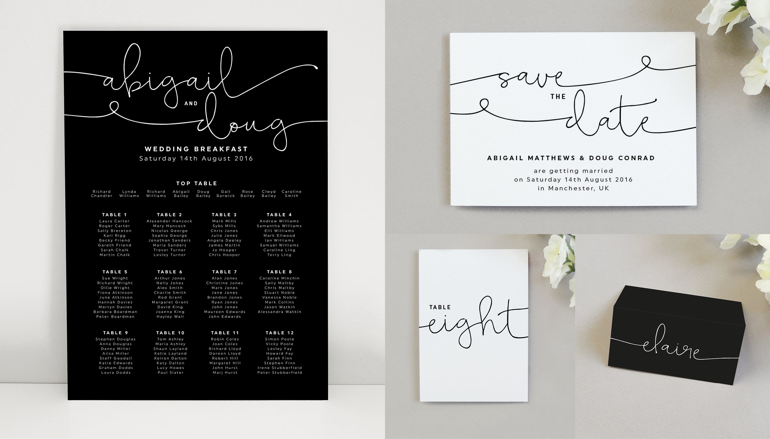 Project Pretty Kate Wedding invitations