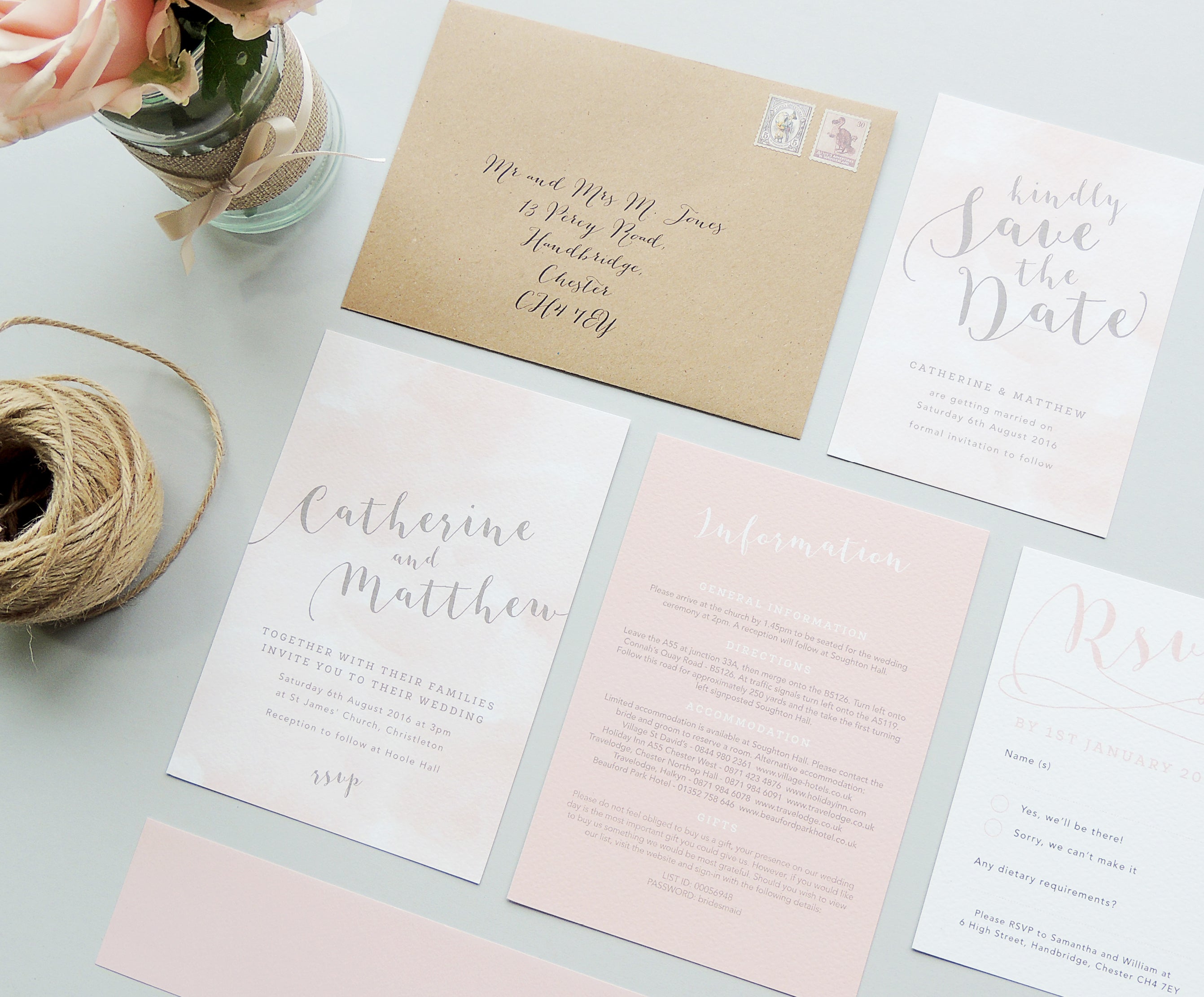 Project Pretty romance invitations