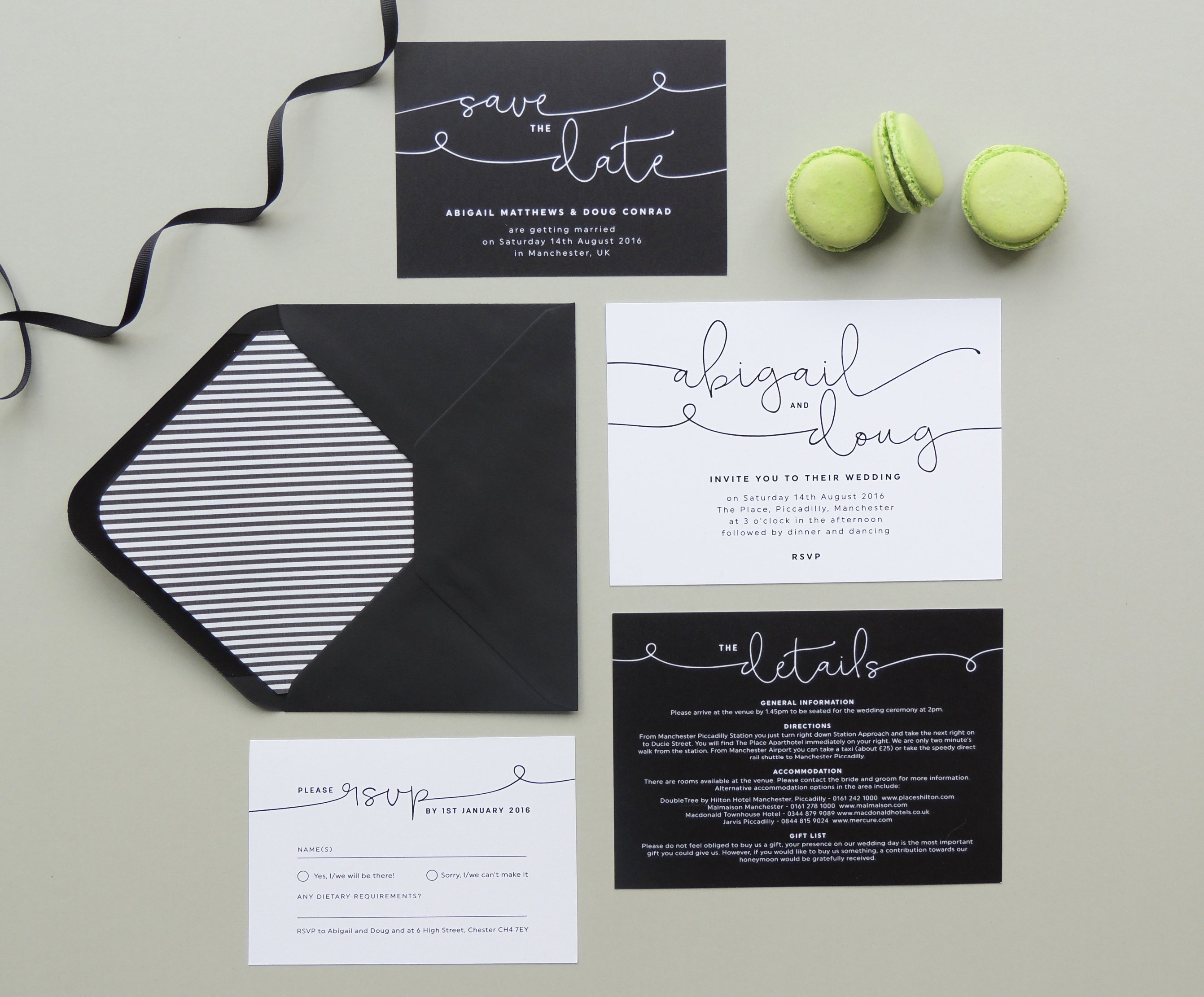 Project Pretty Kate wedding invitations
