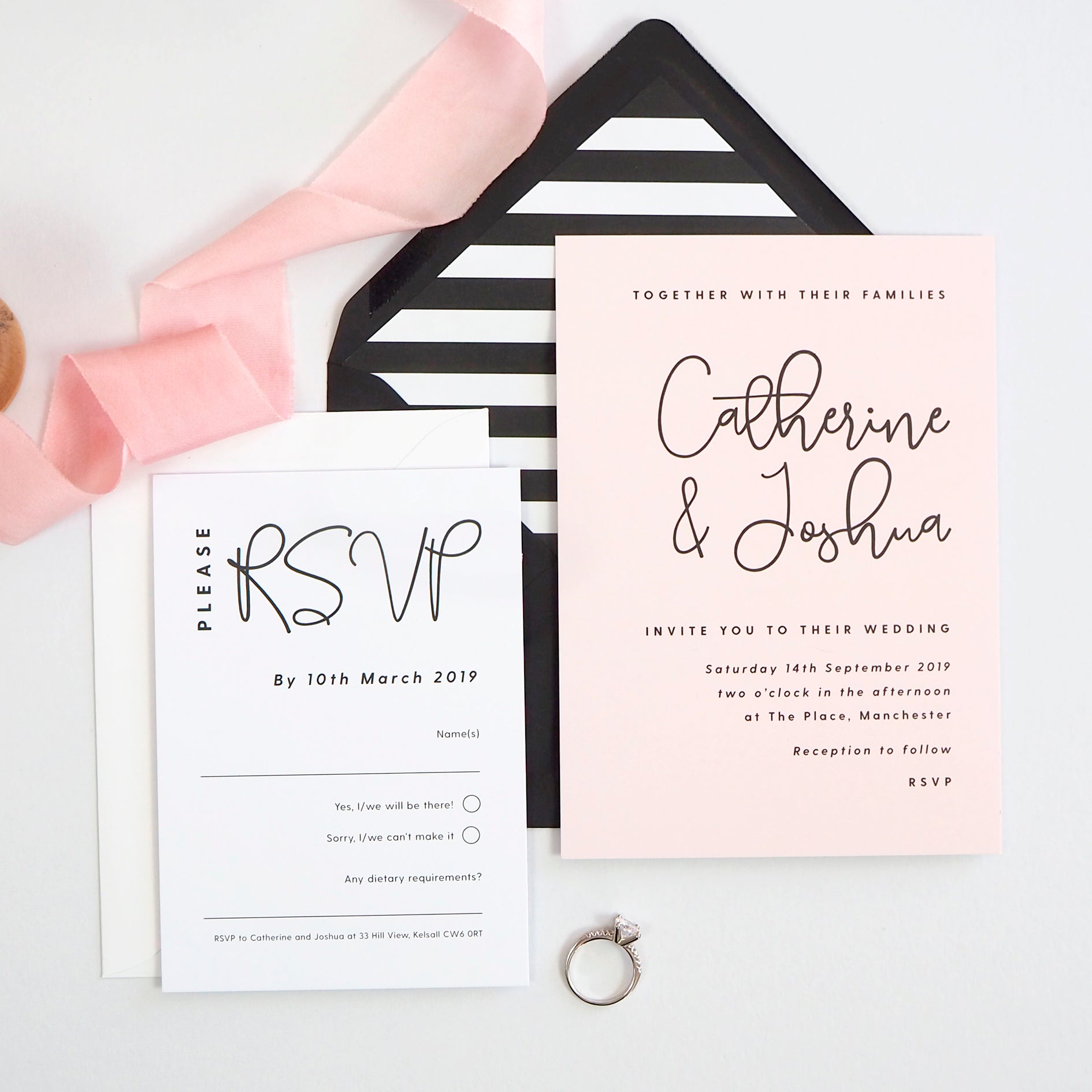 Lexi RSVP card