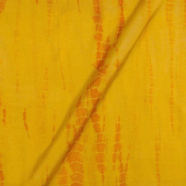 Chinon Chiffon Minion Yellow Colour Shibori Pattern 43 Inches Width Fabric cut of 0.90 Meter freeshipping - SourceItRight