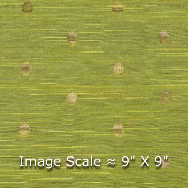 Spun Dupion Lime Green Colour 43 Inches Width Golden Butta Fabric