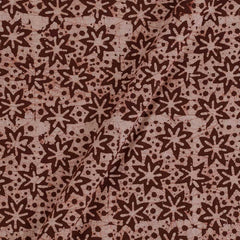 Cotton Single Kaam Kutchhi Wax Batik Print Maroon Colour 45 Inches Width Geometric Pattern Fabric