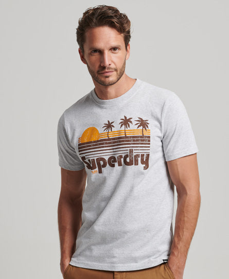 Superdry Great Outdoors T-Shirt Cozy Grey Marl Brilliant Disguise