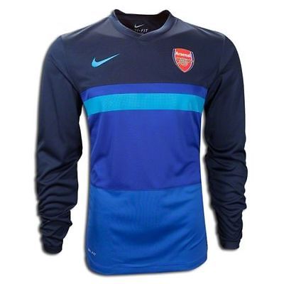 arsenal pre match shirt long sleeve