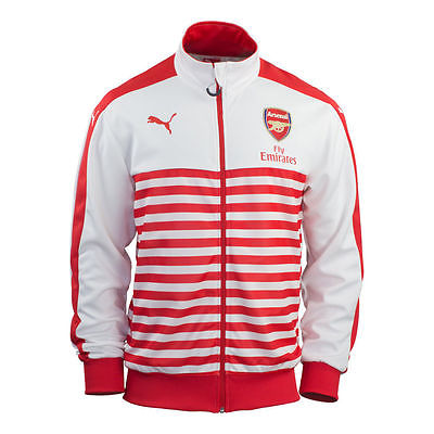 puma jacket red and white