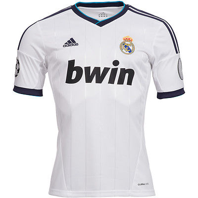 ADIDAS REAL MADRID UEFA CHAMPIONS LEAGUE HOME JERSEY 2012/13 ...