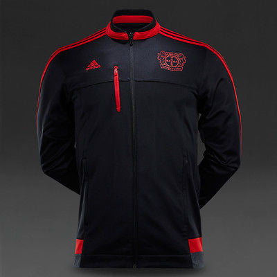 adidas jacket black red