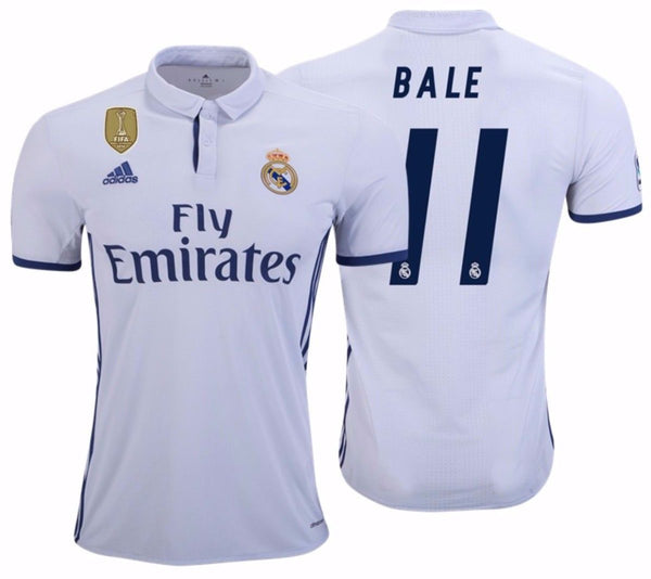 cangrejo Indirecto Canadá ADIDAS GARETH BALE REAL MADRID FIFA PATCH HOME JERSEY 2016/17. –  REALFOOTBALLUSA.NET