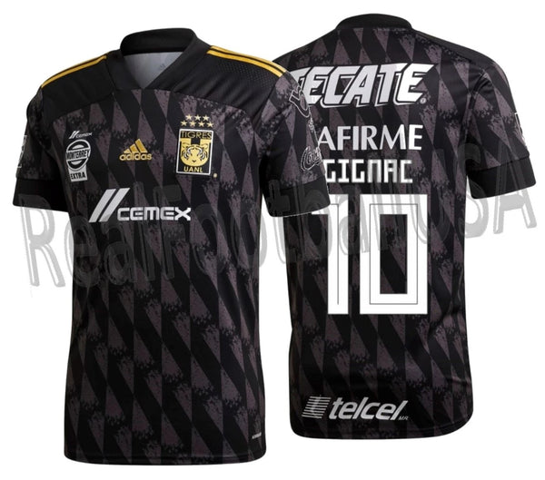 tigres white and gold jersey