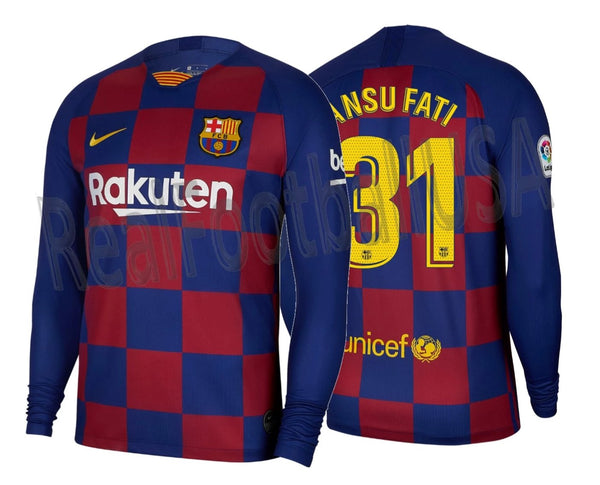 fcb jersey full sleeve