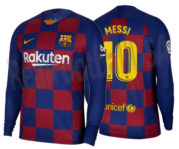 barcelona home long sleeve jersey
