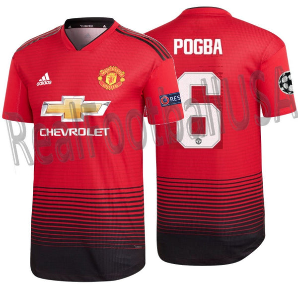 man united authentic jersey