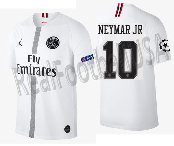 neymar psg white jersey