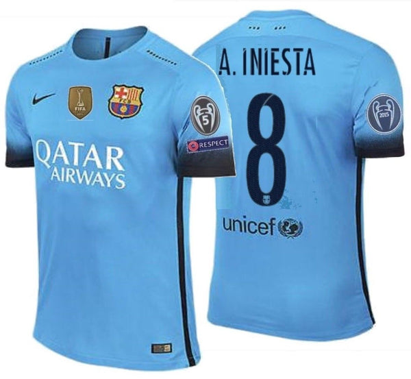 iniesta barcelona jersey