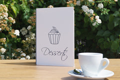 Dessertkarte mit Gummiring A5 chic, Sonderpreis zur Lagerräumung - Speisekarte - dataplus - 3