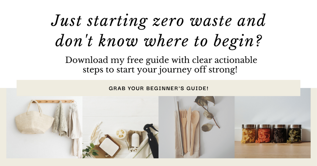 zero waste beginner's guide and checklist easy