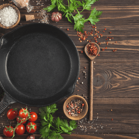 cast iron and food