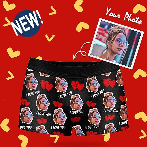 Men's Custom Love Face Boxer