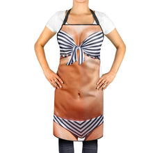 Custom Fun Cooking Apron Muscle and Bikini Pattern - Valentine's Day Gift