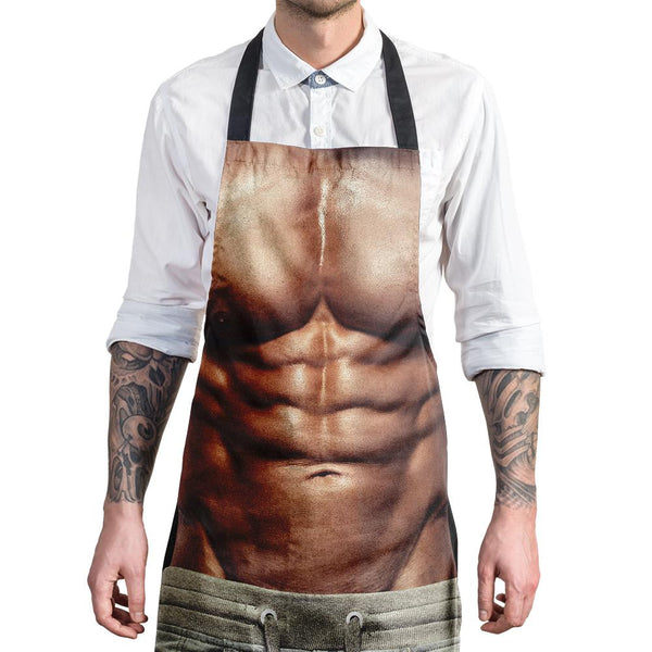 Muscle and Bikini Couple Apron Pack of 2