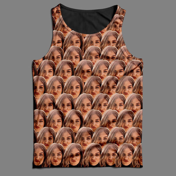 Custom Tank Top Face Mash