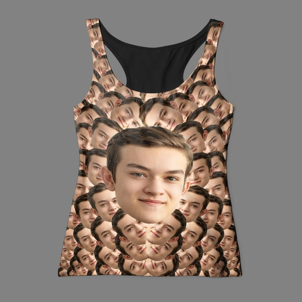 Custom Face Tank Top Face Mash