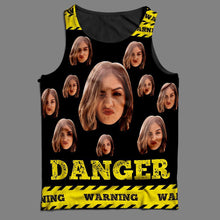 Custom Face Tank Top Danger