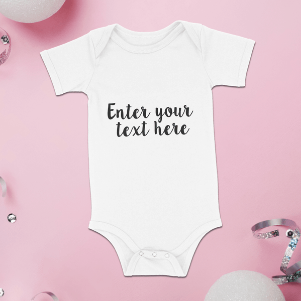 Custom Text Baby Name Bodysuits Onesie