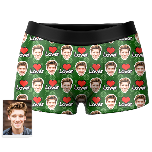 Gifts Lover Custom Face Boxer Shorts
