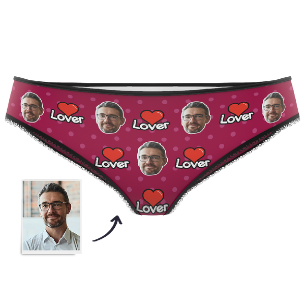 3D Preview Valentine's Day Gift Lover - Popular Custom Face Panties