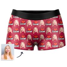 Men's Custom Face Colorful Boxer-Lover