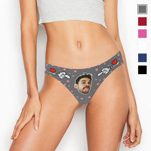 3D Preview LOVER - WOMEN'S CUSTOM FACE THONG PANTY