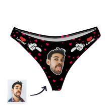 3D Preview LOVER - WOMEN'S CUSTOM FACE THONG PANTY