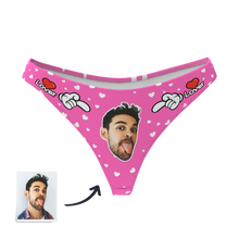 3D Preview LOVER - WOMEN'S CUSTOM FACE THONG PANTY