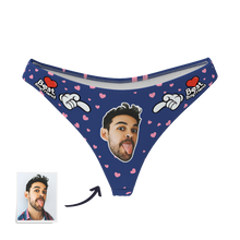 Women's Custom Photo Thong - Best Boyfriend