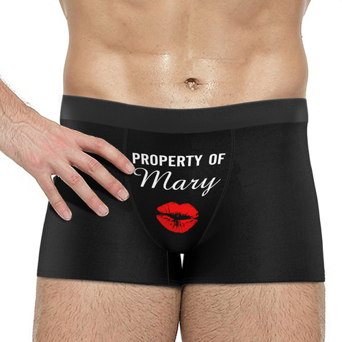 Men's Custom Property of Yours Boxer Shorts