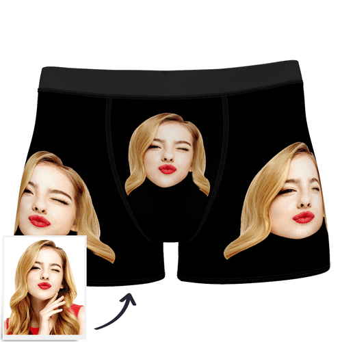 Men's Custom Sexy Girl Boxer Shorts