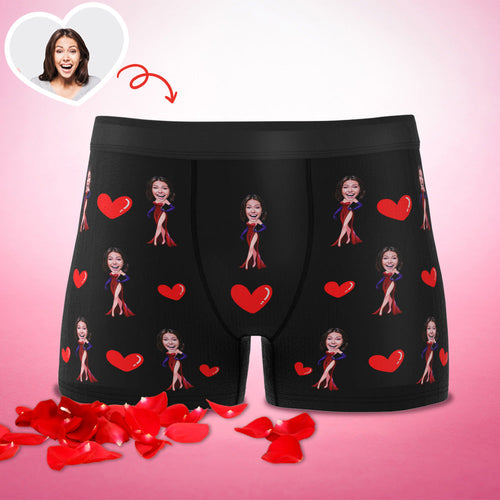 Gifts for Him Custom Boxer Custom Face Boxer Personalised MiniMe Boxer Custom Boxer Briefs Customized Sexy Girl Boxer