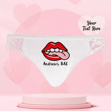 Custom Name Women Lace Panty Licky Sexy Panties Women's Underwear - XXX's BAE