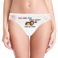 Custom Photo Women Lace Panty Sexy Panties Women's Underwear - Food